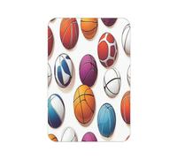 Bright Balls Aimant de réfrigérateur rectangulaire imprimé complet pour réfrigérateur, tableau blanc, casier, bureau et décoration de voiture