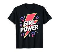 Bright Feminist Art Girl Squad Power Retro Female Voice T-Shirt