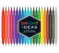 Bright Ideas: 20 Double-Ended Colored Brush Pens