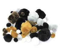 Bright Ideas Pompons, Coloris Assortis, PK100