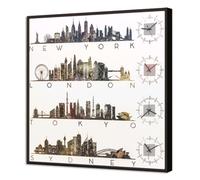 BRIGHT montre CITY DU MONDE GL3546 PINTDECOR