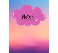 Bright Mountains Lined Notebook: A farm animal coloring book for kids