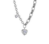Bright Shining Love Pendant Fashion Trendy Cool Exagéré Exagéré Colliers de Style Punk Exagéré Colliers pour Femmes