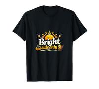 Bright Side Only Electrician Humour Sunrise Design T-Shirt