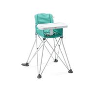 Bright Stars Pop N Dine- Chaise Haute Pour Repas Bébé, Pliable, Nomade, De Voyage, Léger, Facile À Nettoyer, Sac De Transport Inclus Bleu