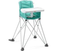 BRIGHT STARS Pop N Dine- Chaise haute pour repas bébé, pliable, nomade, de voyage, Léger, facile a nettoyer, Sac de transport inclus
