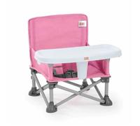 Bright Stars Rehausseur De Chaise, Rose, Pliable, Nomade, De Voyage, Léger Et Facile À Nettoyer, Sac De Transport Inclus Rose