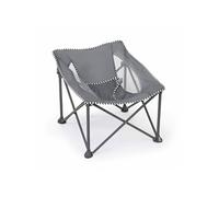 BRIGHT STARS Transat bébé pliable Gris Pop 'N Chill, pare soleil SPF +50 et sac de transport inclus