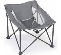 BRIGHT STARS Transat bébé pliable Gris Pop 'N Chill, pare soleil SPF +50 et sac de transport inclus