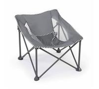 Bright Starts Pop 'N Chill Siège de voyage pour intérieur/extérieur, siège bébé avec auvent UPF 50+, gris, 0 à 6 mois