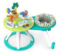 BRIGHT STARTS Aire deveil Around We GoTM 2-in-1 Walk-Around Activity Center + Table - Tropic CoolTM Neutre G