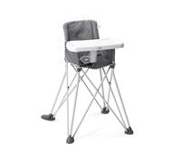 BRIGHT STARS Pop N Dine- Chaise haute pour repas bébé, pliable, nomade, de voyage, Léger, facile a nettoyer, Sac de transport