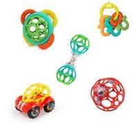 BRIGHT STARTS Coffret cadeau naissance bapteme Noel 0 a 24 mois 5 jouets O BAll hoche