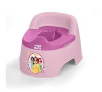 Bright Starts Disney Princess Pot pour bébé, gobelet amovible, protection anti-éclaboussures, dossier haut, jusqu'à 23 kg