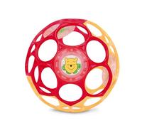 DISNEY BABY- WINNIE- Balle de motricité fine O Ball rouge et jaune 0M+
