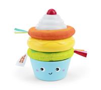 Bright Starts, Jouet d'Empilage Treat Tower - Jouets de Dentition en Forme de Cu