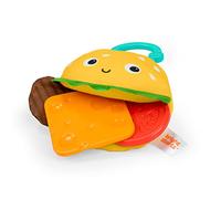 Bright Starts, Jouet en solo ou attach la poussette Say Cheeseburger On the Go, sans BPA, unisexe, 3 mois et plus