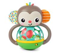 Bright Starts – Jouet d'activité Grab & Giggle Monkey – Musical et lumineux avec Oball – 6 m+