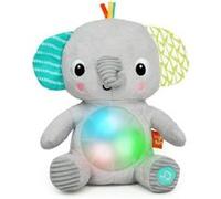 BRIGHT STARTS Jouet peluche éléphant HugaBye Baby sons et lumieres