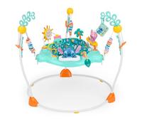 Bright Starts Jumperoo Bébé Sauteur d'Activités Disney Stitch Little Ohana, Jouets Interactifs, Lumières et Musiques avec Stitch, Angel et Scrump, 6-12 Mois (Bleu)