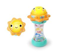Bright Starts Jouet lampe torche Just for Sun – hochet, sons d'animaux, miroir – 6 m+