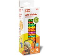 Bright Starts, Lots Of Links, Jouets À Anneaux Pour La Poussette Ou Le Siège De La Nacelle - 24 Pièces Sans Bpa, Pour Les 0 Mois Et Plus