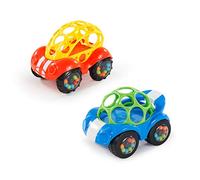 Oball Rattle & Roll petite voiture pour enfant Red 3m+ 1 pcs