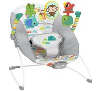 Bright Starts, Playful Paradise Balançoire bébé avec vibrations apaisantes et jouets, unisexe, 0-6 mois