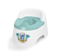 Bright Starts, Pot bébé Disney Stitch, bol amovible facile à nettoyer, anti-éclaboussures, dossier haut, jusqu’à 23 kg