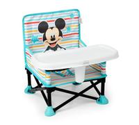 Bright Starts Chaise d'appoint Pop 'n Sit Mickey Mouse – Réhausseur pratique, compact, pliage rapide