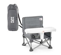 Bright Starts Rehausseur Pop 'n Sit – Compact pliable, tablette amovible, sac de transport inclus