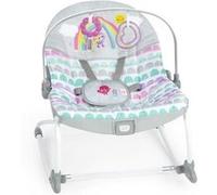 BRIGHT STARTS Rocker évolutif Rosy Rainbow, vibrations apaisantes, 2 positions d'inclinaison, jusqu'a 30 mois G