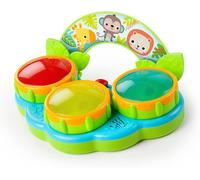 Bright Starts Safari Beats Musical Drum Toy With Lights,3+ Months