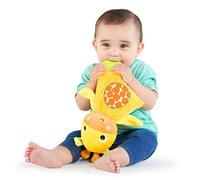 Bright Starts Snuggle & Teether Jouet de dentition en peluche sans BPA - Girafe, dès la naissance