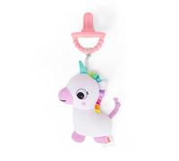 Bright Starts SootheMate Jouet de Dentition en Peluche - Licorne avec Anneau de Dentition Amovible en Forme de Sucette, Nouveau-nés et +