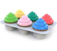 Bright Starts,Sort & Sweet Cupcakes,Jouet Trieur De Formes Et De Couleurs Pour Les Bébés De 3 Mois Et Plus