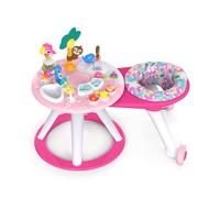 Bright Starts Aire D'éveil Around We Go? 2-In-1 Walk-Around Activity Center & Table - Tropic Coral? Rose