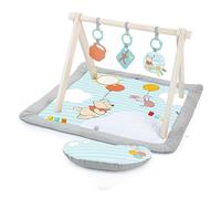 Disney Baby Tapis D'éveil Winnie L'ourson, Arche De Jeu Pliable En Bois, Jouets Multisensoriels, Coussin De Support Position Plat Ve