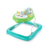 BRIGHT STARTS Trotteur Tiny Trek 2 en 1, modèle Jungle Vines, jouet d?activités, hauteur réglable, lumières & sons, 6 mois+ blanc TU