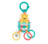 Bright Starts, Jouet d'Éveil Disney Baby Winnie l'Ourson Busy Bear - Jouet pour Poussette, Unisexe, Nouveau-Nés et Plus Grands