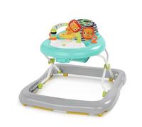 Bright Starts, Zig Zag Zebra Trotteur Bébé, Station de Jouets Détachables, Lumières, Mélodies, Siège et Régable ultra confortable, Développement de la Motricité, à Partir de 6 Mois