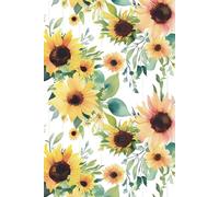 Bright Sunflower Watercolor Journal: Vibrant Notebook for Women, 6 x 9, 120 College Ruled Pages - Perfect for Writing, Journaling, Daily Planning & Creative Expressions