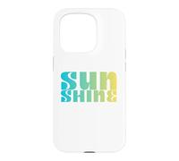 Bright Sunshine Gradient Text Summer Vibes Beach Vacation A Coque pour iPhone 15 Pro