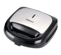 Brightake Appareil à sandwichs 3 en 1, 750 W, gaufres, panini, plaques de gril, amovible G