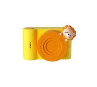 Brightake Appareil photo 32 Go pour enfants, écran tactile, appareils photo numériques, 3 pouces, avec lentille avant et arrière, cadeau pour les enfants de 4 à 12 ans, Jaune Jaune G