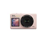 Brightake Appareil photo numérique 5K, 80MP, zoom 18X, double écran, WLAN, caméra Ultra HD, Parfait pour les selfies, le vlogging et la photographie