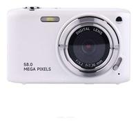 Brightake Appareil photo numérique HD 2,88 pouces, 58 mégapixels, autofocus, zoom numérique 16x, filtres multiples, avec trépied, appareil photo étudiant, pour les débutants, blanc Blanc G