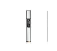 Brightake Ciseaux Electriques pour Poils de Nez, ciseaux Auriculaires et Nasaux Rechargeables USB, avec Lame Amovible-argent