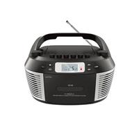 Brightake Lecteur CD avec télécommande, haut-parleur Bluetooth, radio, lecteur multifonction, noir