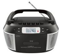 Brightake Lecteur CD avec télécommande, haut-parleur Bluetooth, radio, lecteur multifonction, noir Noir G